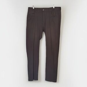 Rhone Commuter 5 Pocket Pants Men 36 Gray Slim Straight Performance Stretch Tech